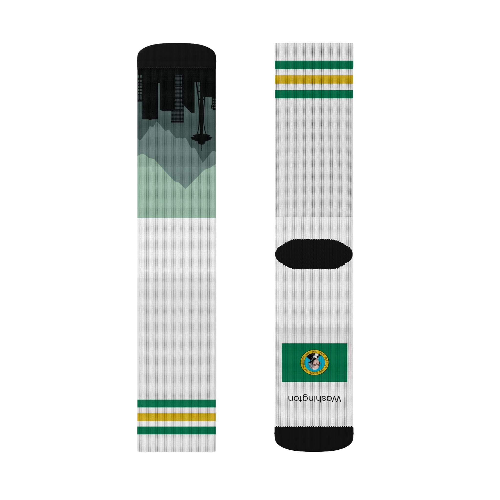 Washington Skyline Socks